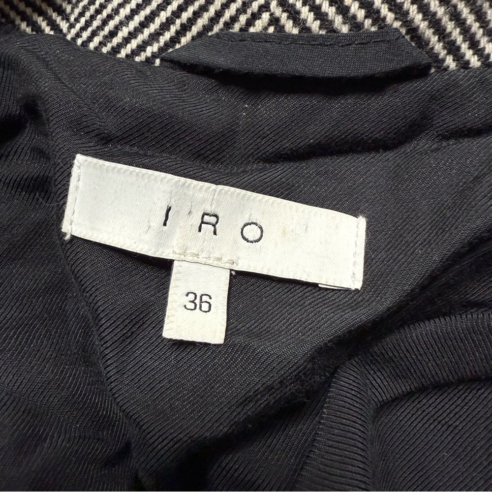 IRO Herringbone Wool Cashmere Blend Harringbone Jacket - Picture 5 of 11